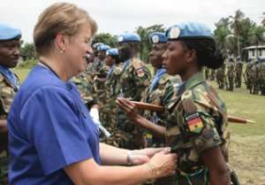 Ghanaian peacekeepers get UN Peace Medal